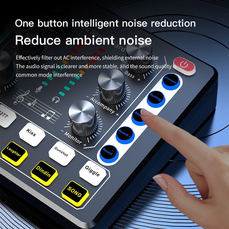 Sound Card Set Manufacturer - M8 Microphone Noise Reduction