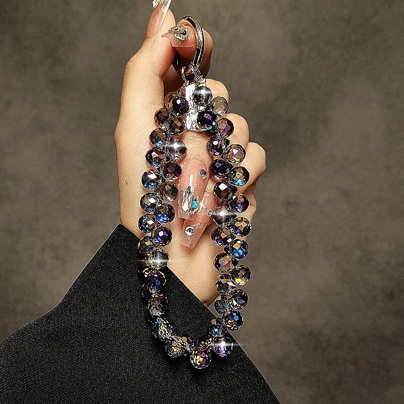 Mobile Phone Chain Manufacturer - Flash Crystal Jewelry Bag