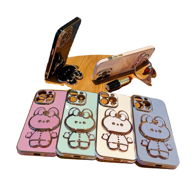 Phone Case Manufacturer - KT Rabbit Mirror Holder Cover