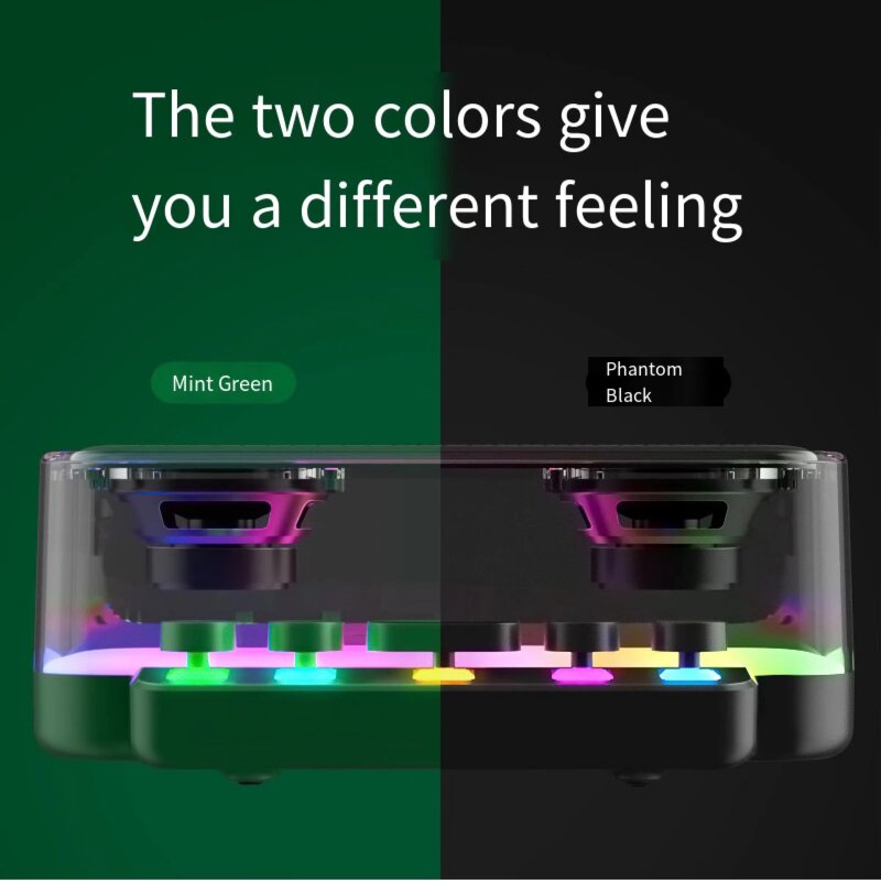 Desktop Speaker Manufacturer - Esports RGB Glass Heavy Bass