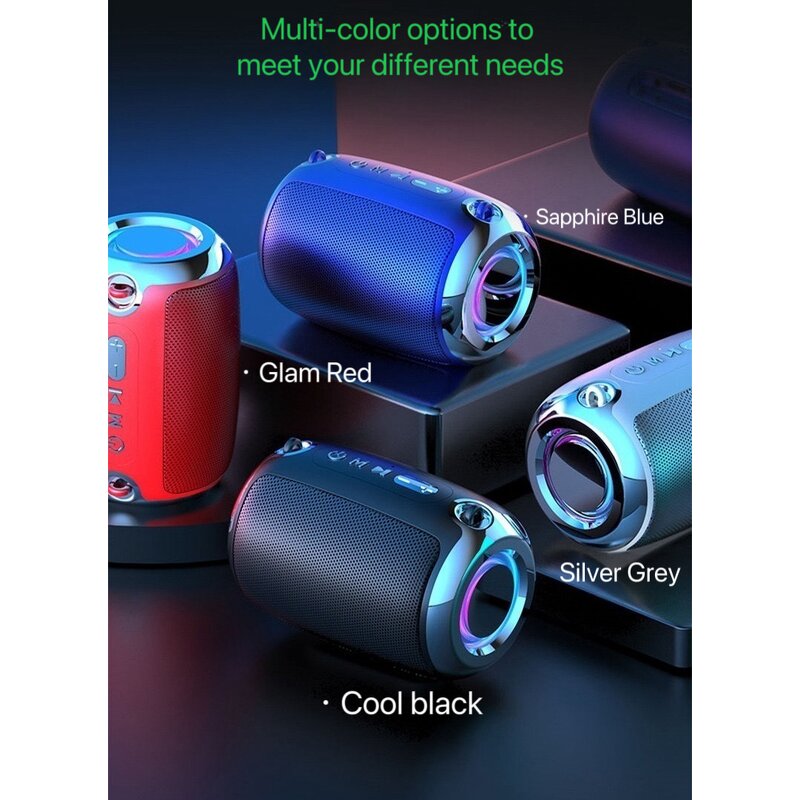 Bluetooth Speaker Manufacturer - Portable RGB LED Subwoofer