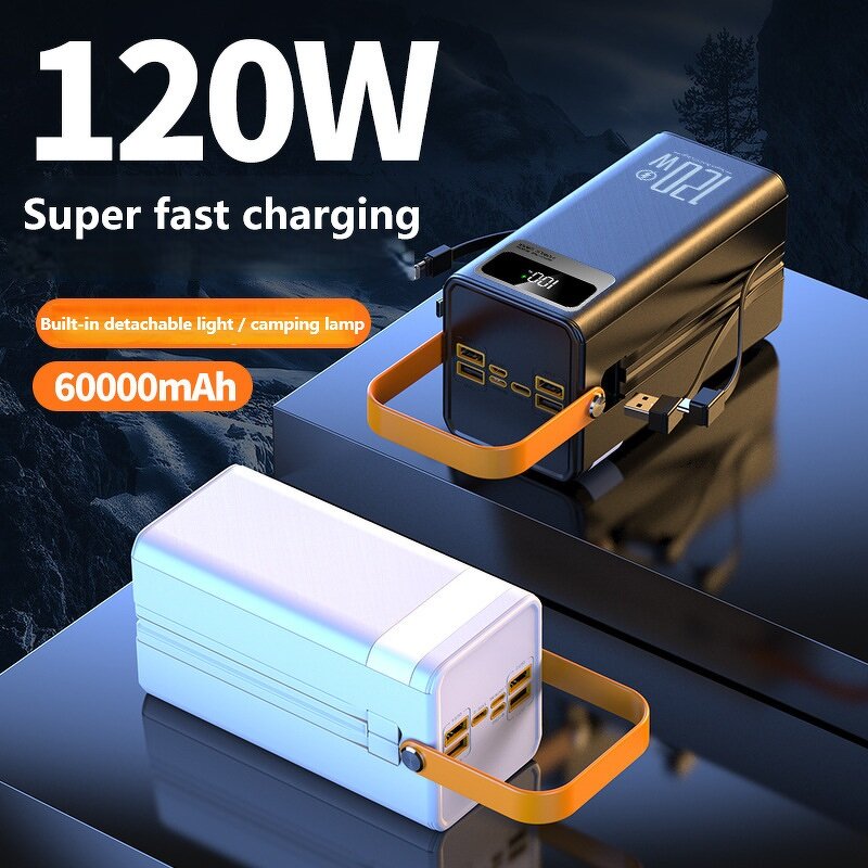 Power Bank Manufacturer - 60000mAh 120W Fast Charging
