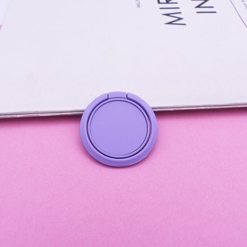 Mobile Phone Ring Manufacturer - Solid Color Metal 360 Rotating