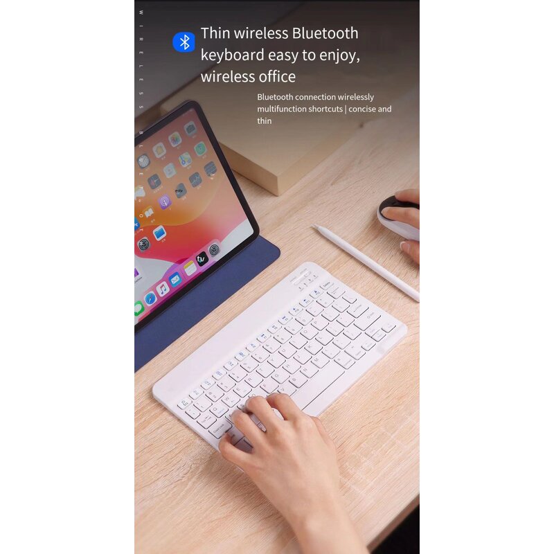 Wireless Keyboard Manufacturer - Thin Rechargeable Quiet Slim