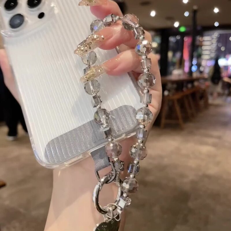 Mobile Phone Chain Manufacturer - Flash Crystal Beads Pendant