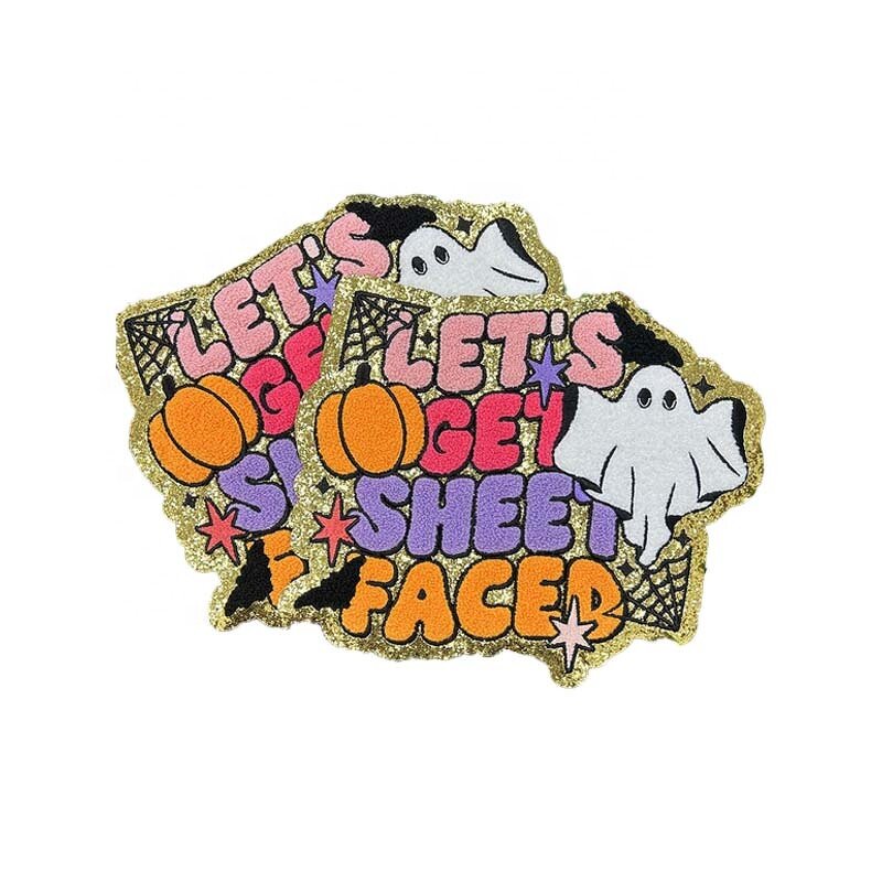 Halloween Chenille Patch Supplier - Ghost Pumpkin Fall Trucker