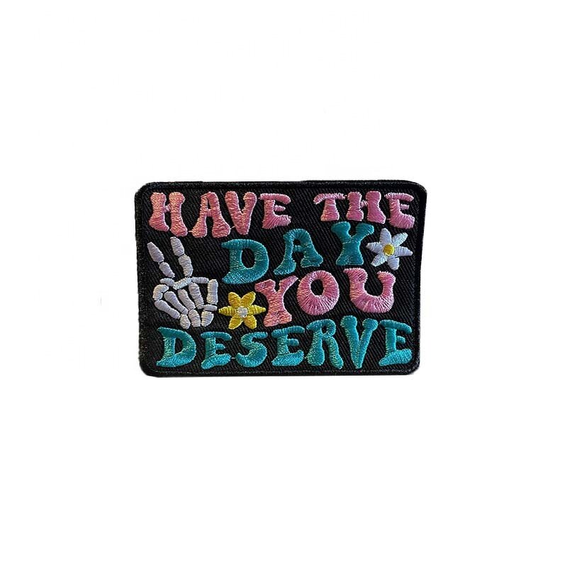 Embroidered Patch Manufacturer - Checkered Game Day Western