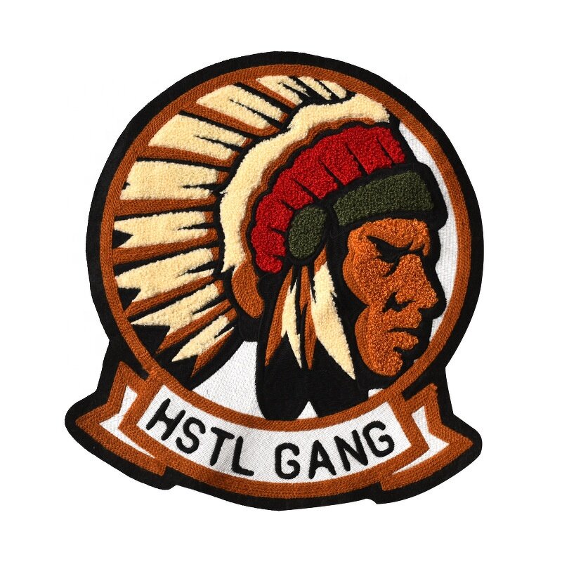 Custom Embroidered Patch Supplier - Big Size Biker Motorcycle