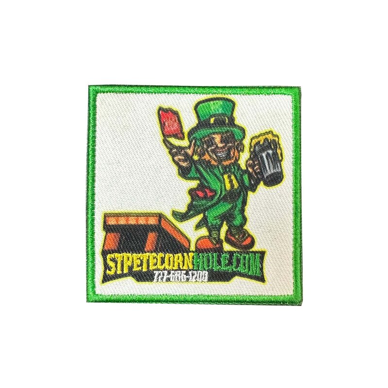 Woven Badges Supplier - Custom Company Logo Hook Loop