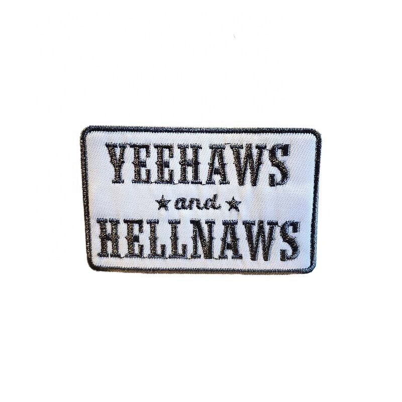 Embroidered Patch Manufacturer - Checkered Game Day Western