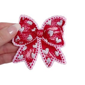 Embroidered Patch Supplier - Valentine's Day Pink Western Boots