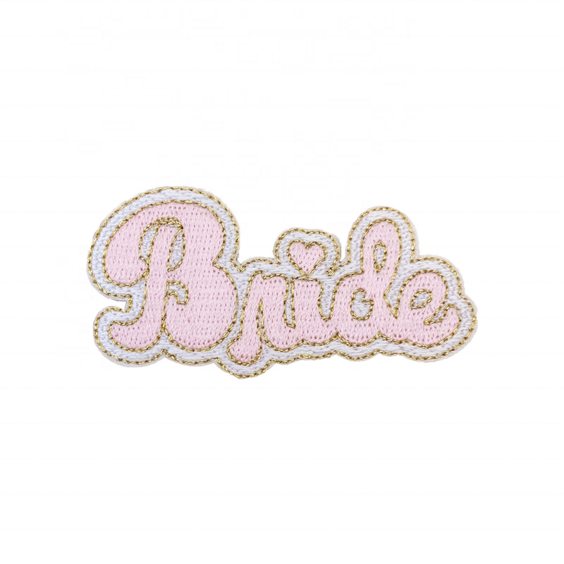 Iron-On Patch Supplier - Hot Pink Bride Babe Cowgirl Wedding