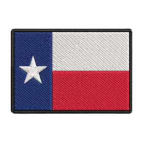 Texas State Patch Supplier - Lone Star TX Republic Embroidered