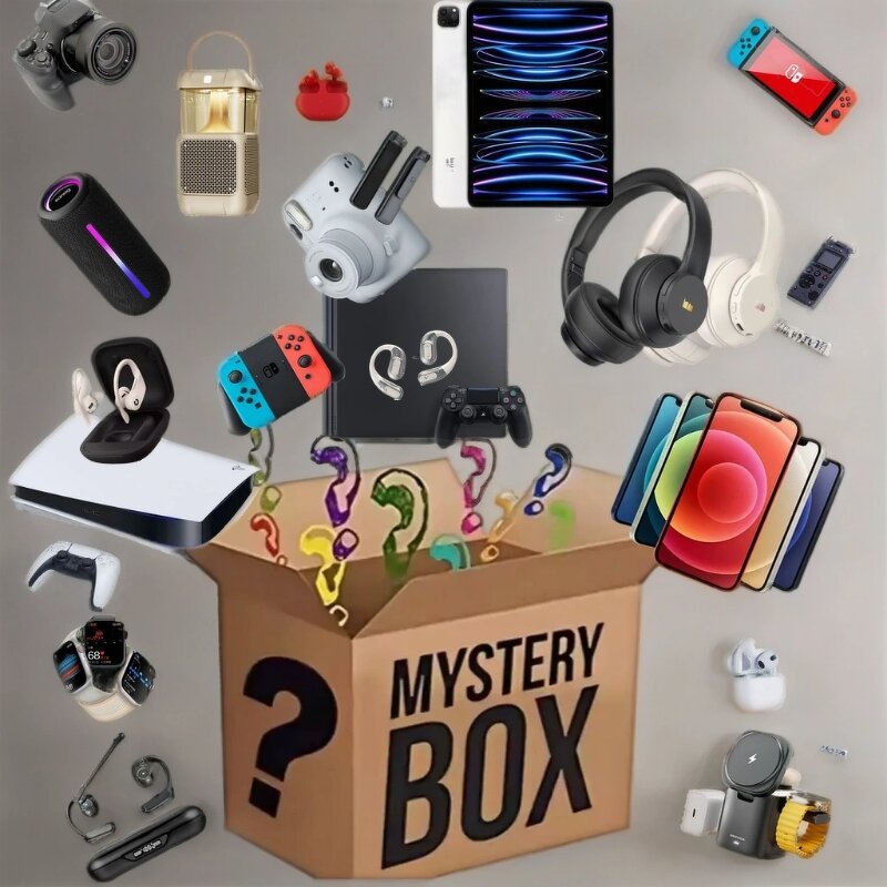 Mystery Box Manufacturer - Vintage Christmas Gift Box Electronics Headphones Projectors