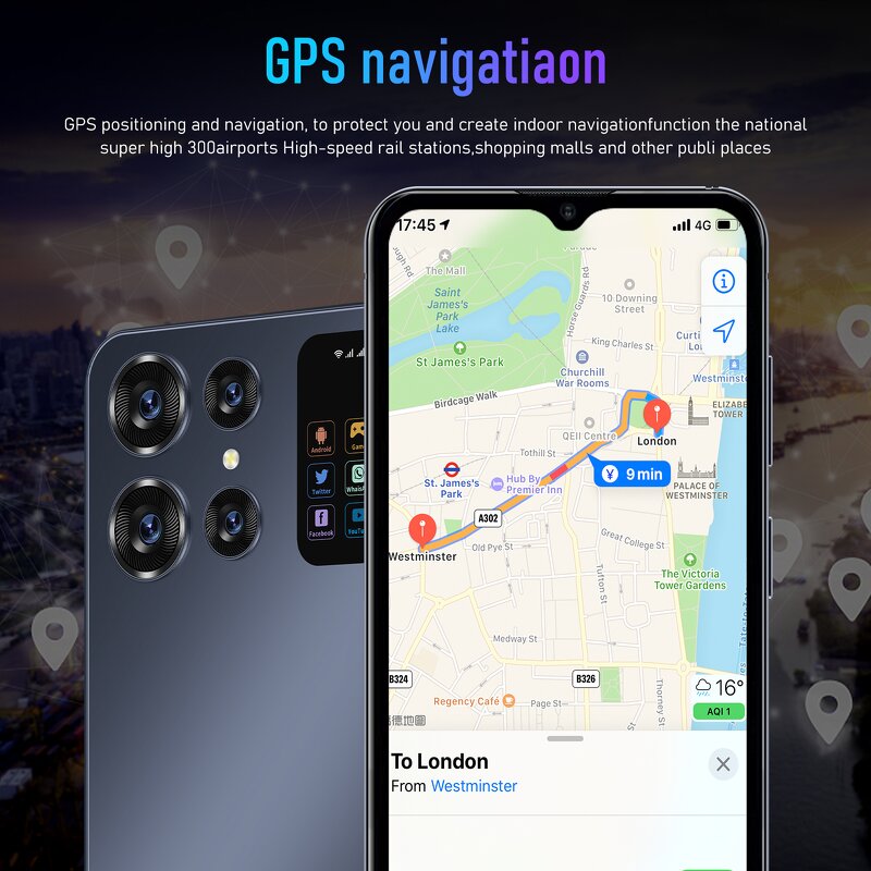 Smartphone Manufacturer - S24 Ultra 5 Cameras 128GB Gaming Cellphone