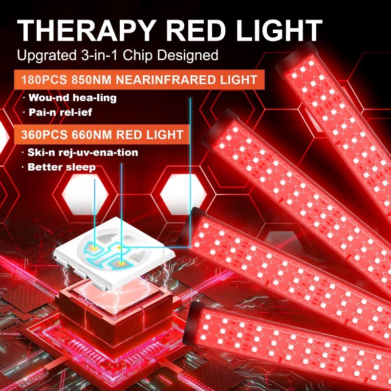 Light Therapy Lamp Factory - Tripod 650nm 850nm Deep Red