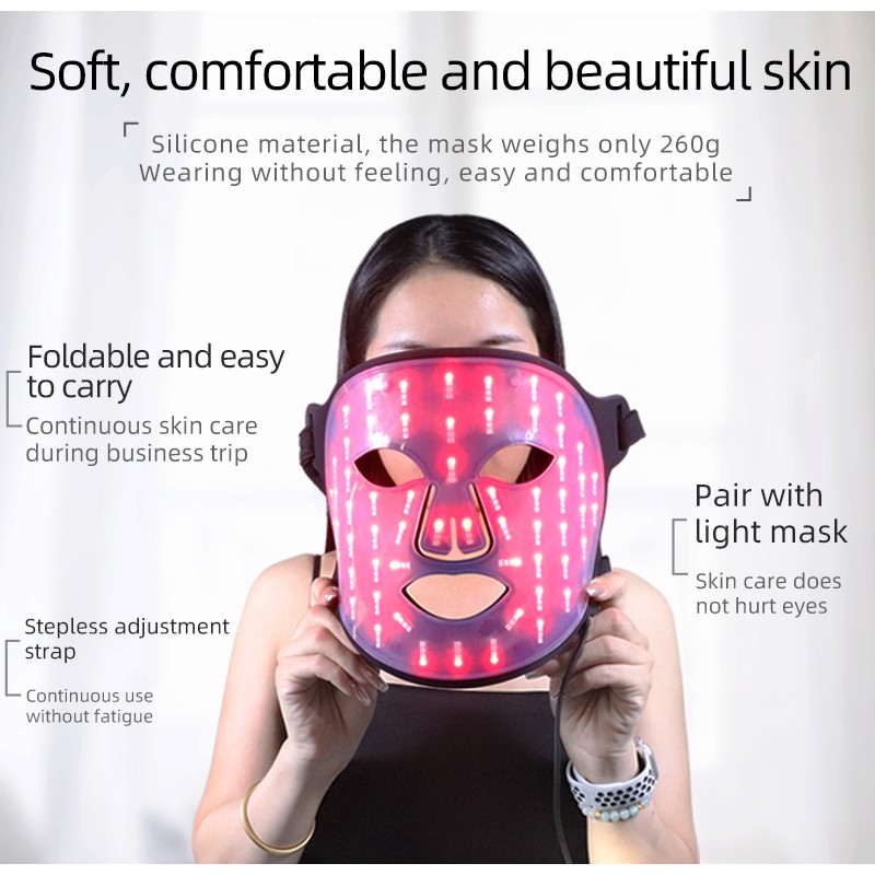 USB LED Mask Manufacturer - Handheld 7 Color Light Therapy