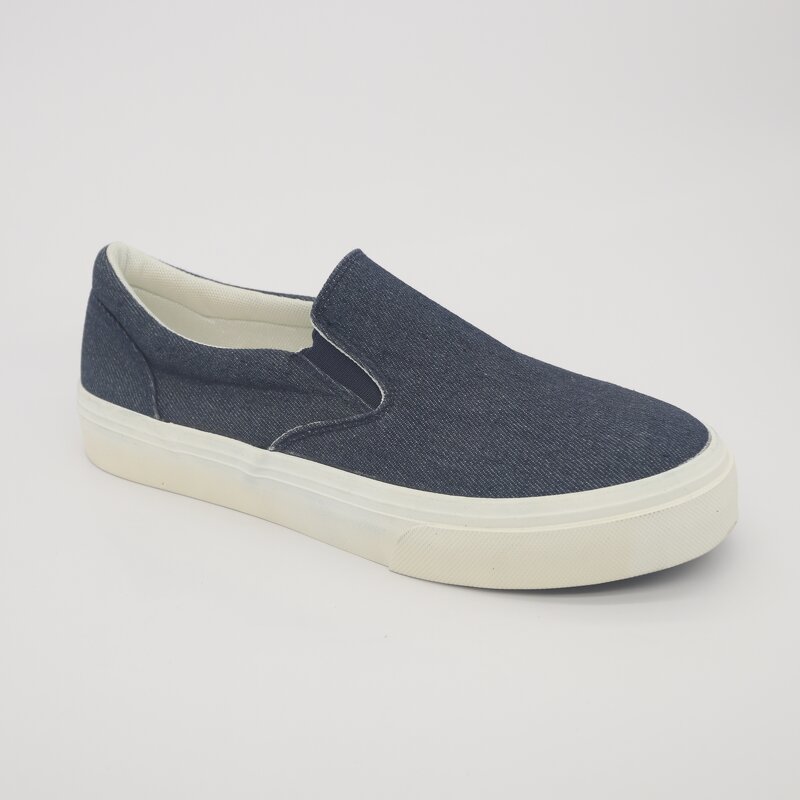 Canvas Sneakers Manufacturer - Unisex Custom Logo Slip-On Vulcanized Casual