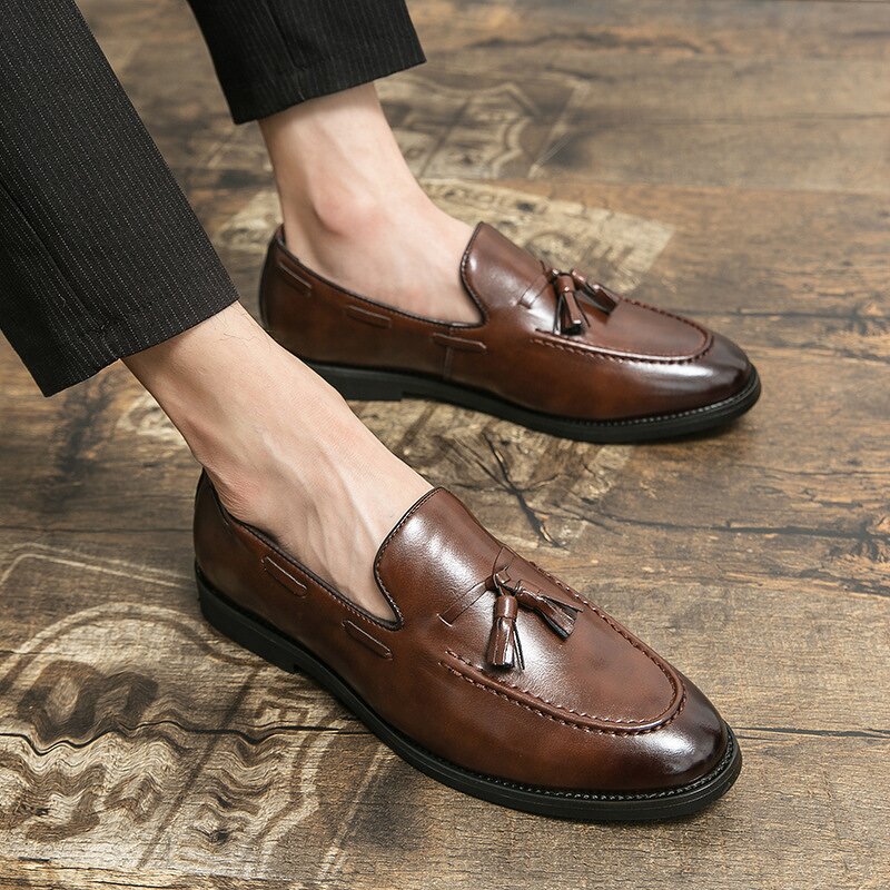Loafers Manufacturer - Summer New Men's Casual Fashion Tassel Anti-slip