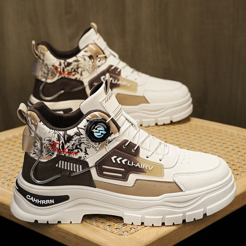 Workwear Boots Manufacturer - Men's All-Match British Style Platform PU