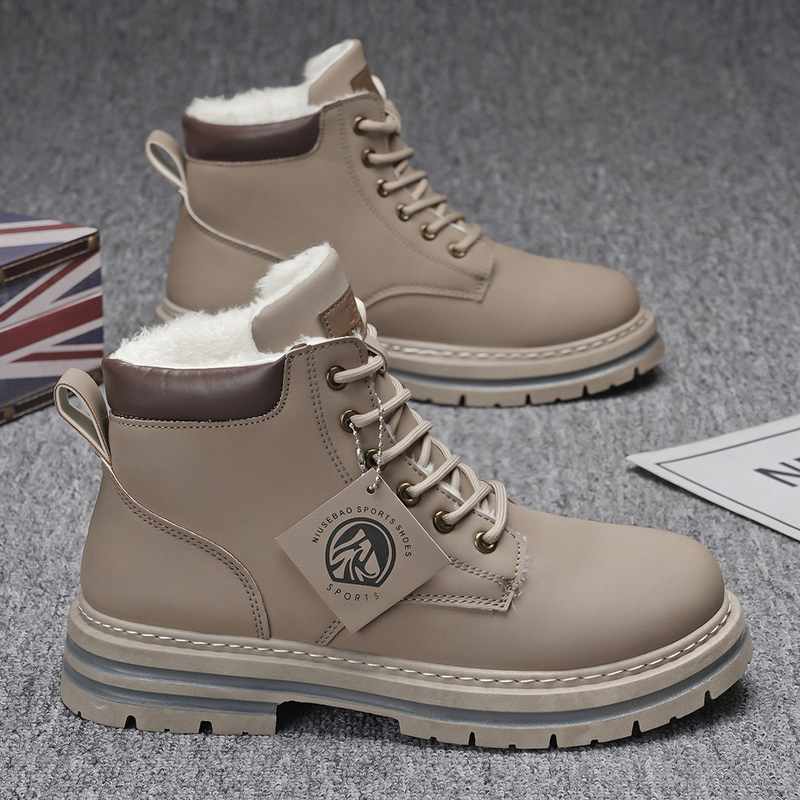 Workwear Boots Manufacturer - Winter Autumn Mens Ankle Bootie Cotton Waterproof