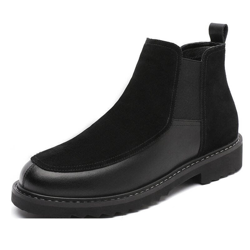 Chelsea Boots Manufacturer - Men's Winter Genuine Leather British Style