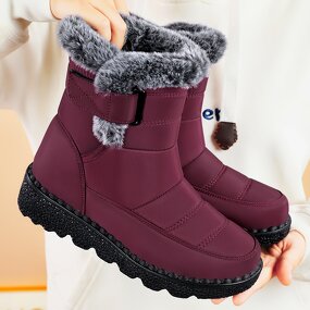 Snow Boots Manufacturer - Women's High-Top Thick-Soled Umbrella Cloth Cold-Proof