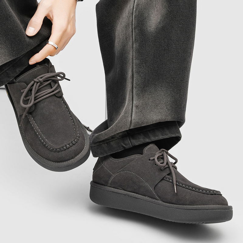 Snow Boots Manufacturer - Men's Low-Cut Winter Artificial Long Plush Lined