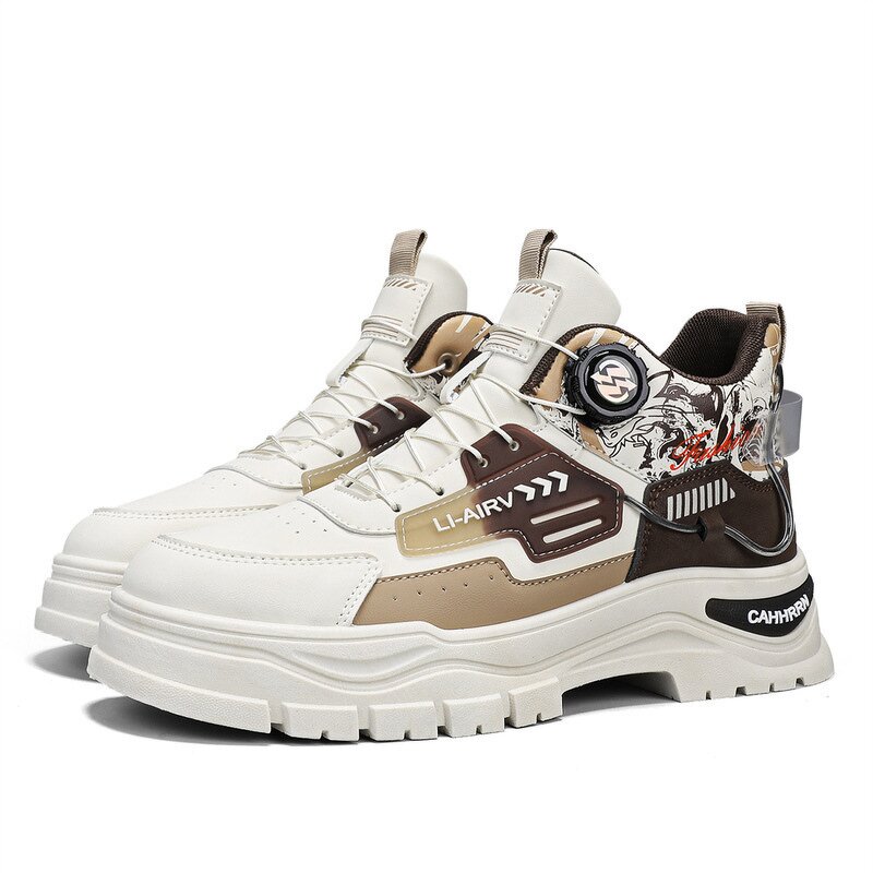 Workwear Boots Manufacturer - Men's All-Match British Style Platform PU