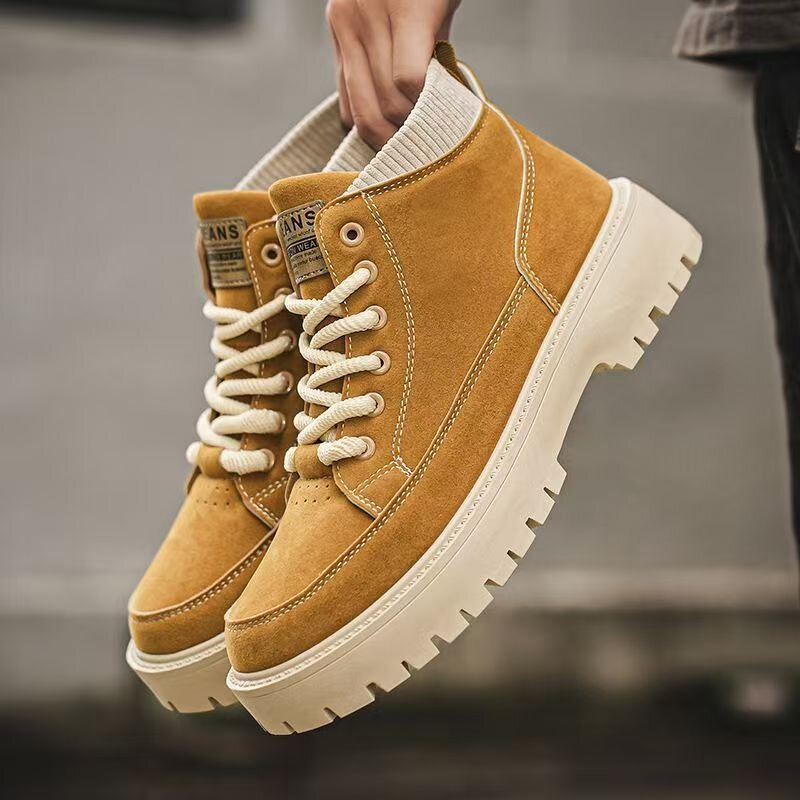 Boots Manufacturer - Men's Autumn British Style High-top Outdoor Retro