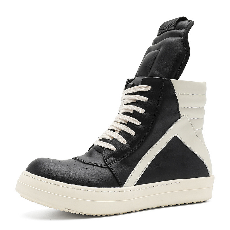 Sneakers Manufacturer - Classic High-Top Men's Toe Thick-Soled Height-Increasing