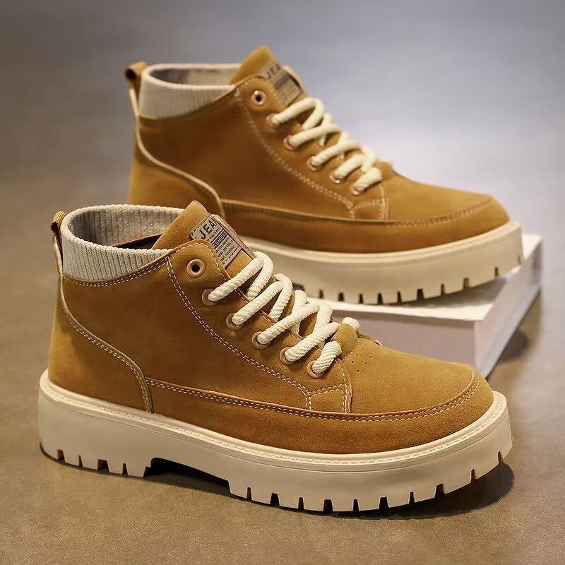 Boots Manufacturer - Men's Autumn British Style High-top Outdoor Retro