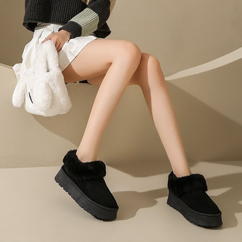 Snow Boots Manufacturer - Women's Winter Artificial PU Upper Waterproof Padded