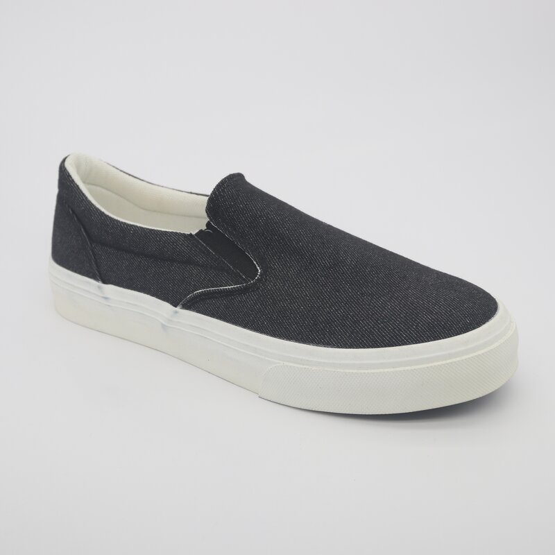 Canvas Sneakers Manufacturer - Unisex Custom Logo Slip-On Vulcanized Casual