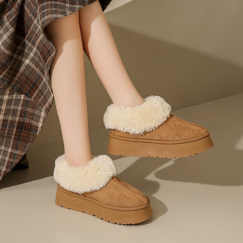 Snow Boots Manufacturer - Women's Winter Artificial PU Upper Waterproof Padded