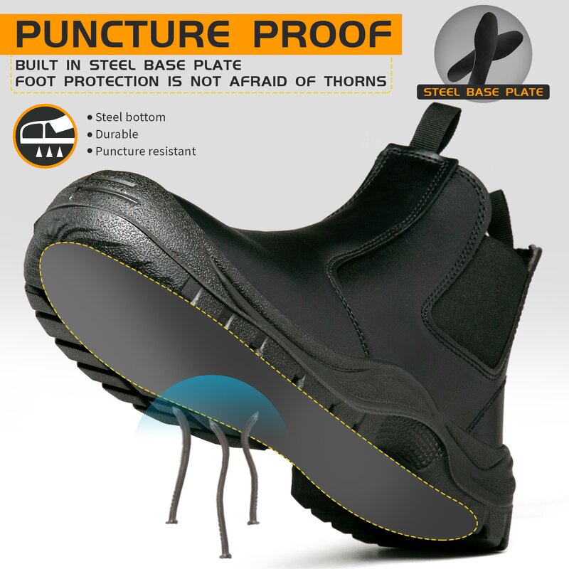 Safety Shoes Manufacturer - New Labor Protection Steel Toe Scrub Waterproof