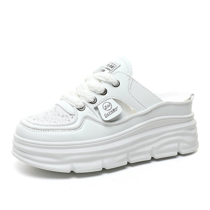 Sandals Manufacturer - Women's Summer Casual Round Toe PU Upper Thick Sole