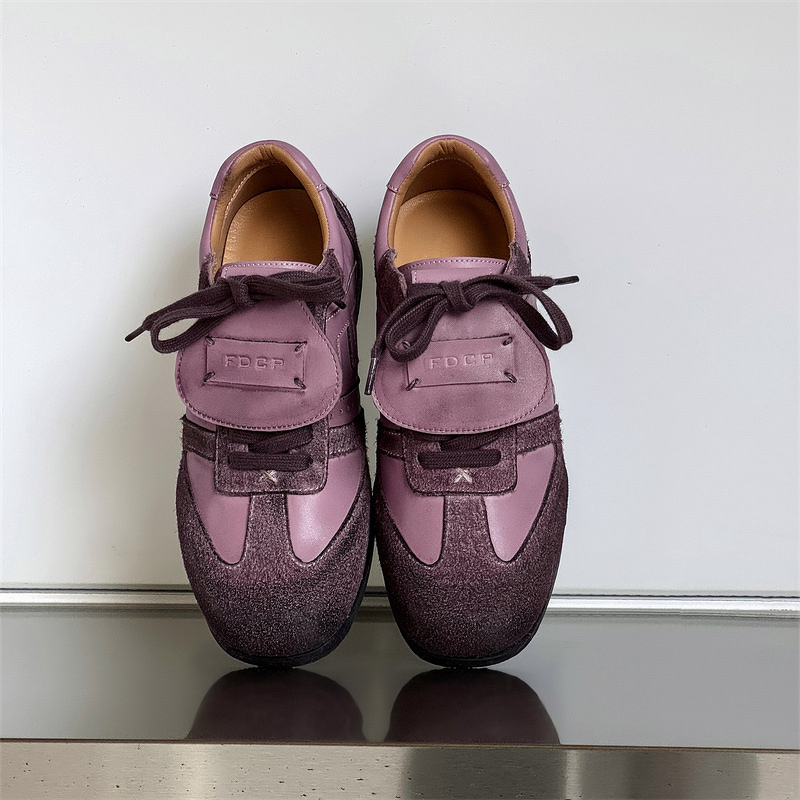 Training Shoes Manufacturer - Square Toe Boxing Commuter Men's British Style