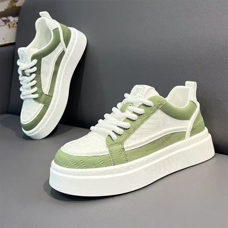 Sneakers Manufacturer - Men's Korean-style Low-top Summer Breathable White