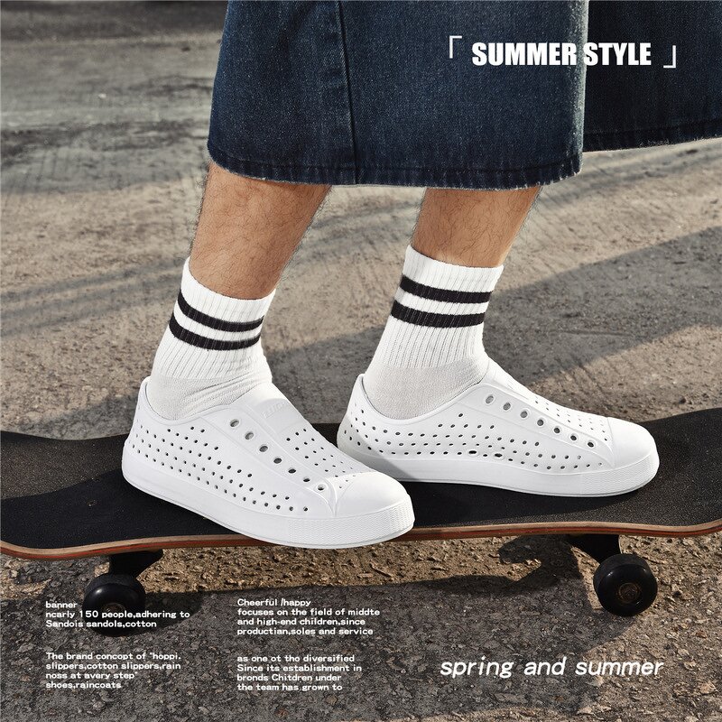 Wading Shoes Manufacturer - Hole Shoes Summer Waterproof Soft Sole Couple