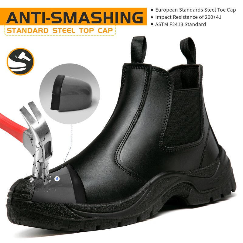 Safety Shoes Manufacturer - New Labor Protection Steel Toe Scrub Waterproof