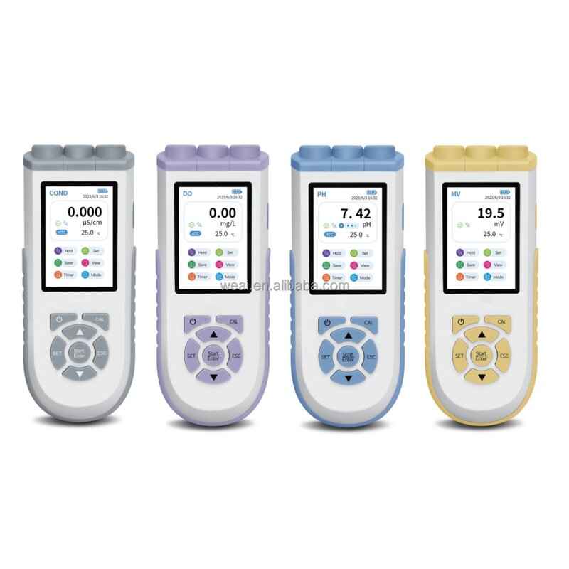 Water Tester Manufacturer - Portable Lab 8 in 1 PH ORP EC TDS Salinity