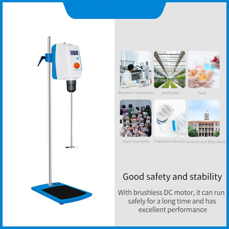 Overhead Stirrer Manufacturer - Large Capacity LCD Emulsifier 10-100L