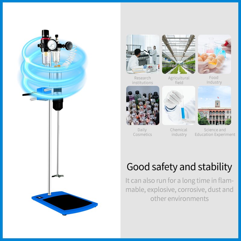 Overhead Stirrer Manufacturer - Explosion Proof Paint Chemical Pneumatic