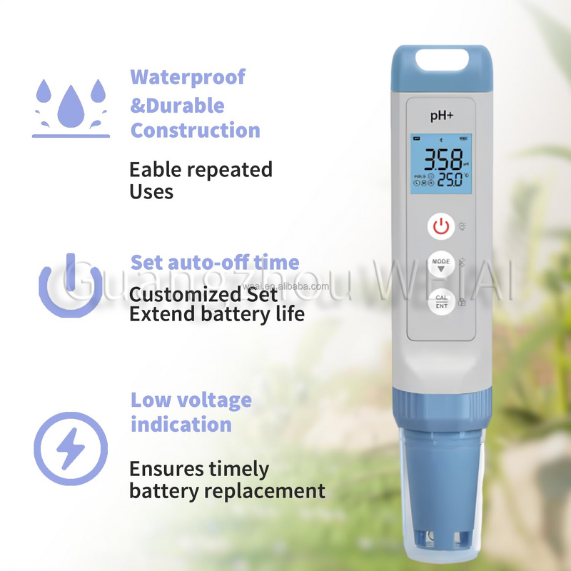PH Meter Manufacturer - Digital 0.01pH High Accuracy Drinking Pool Pen