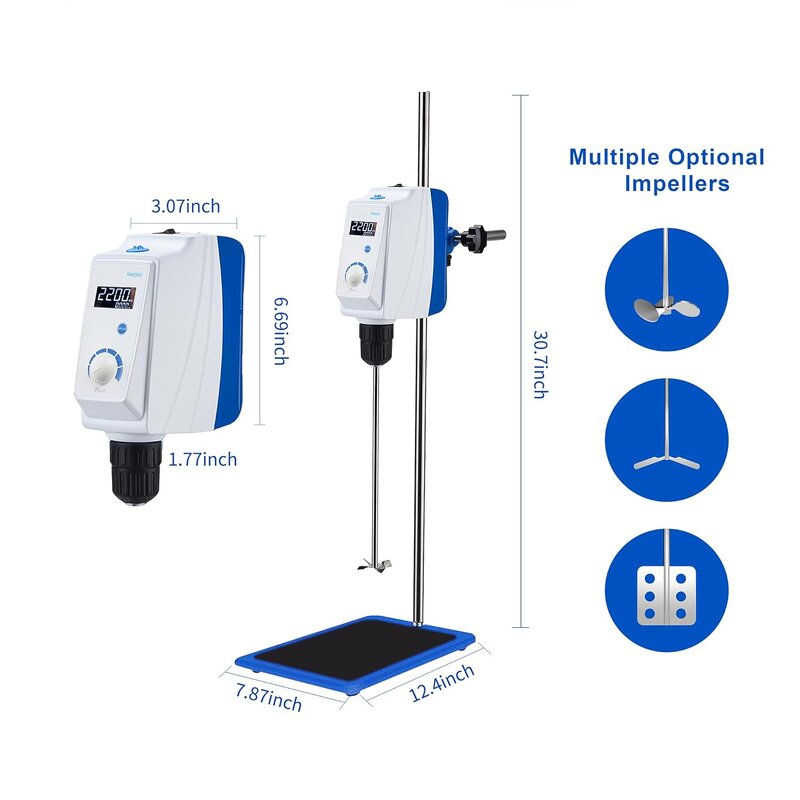 Overhead Stirrer Manufacturer - Large Capacity LCD Emulsifier 10-100L