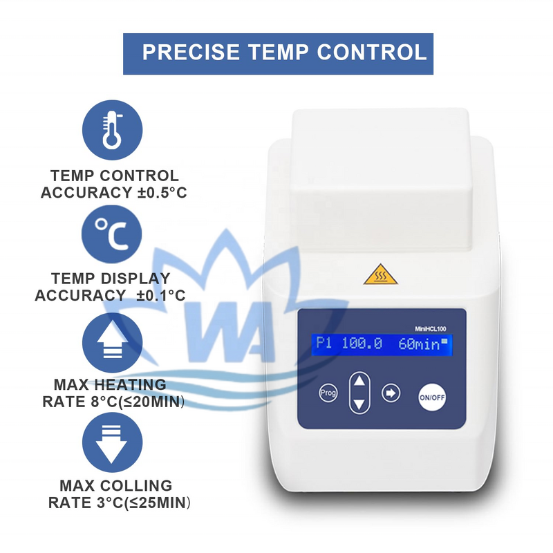 Dry Bath Incubator Manufacturer - MiniHCL100 LCD Heating Cooling PPP