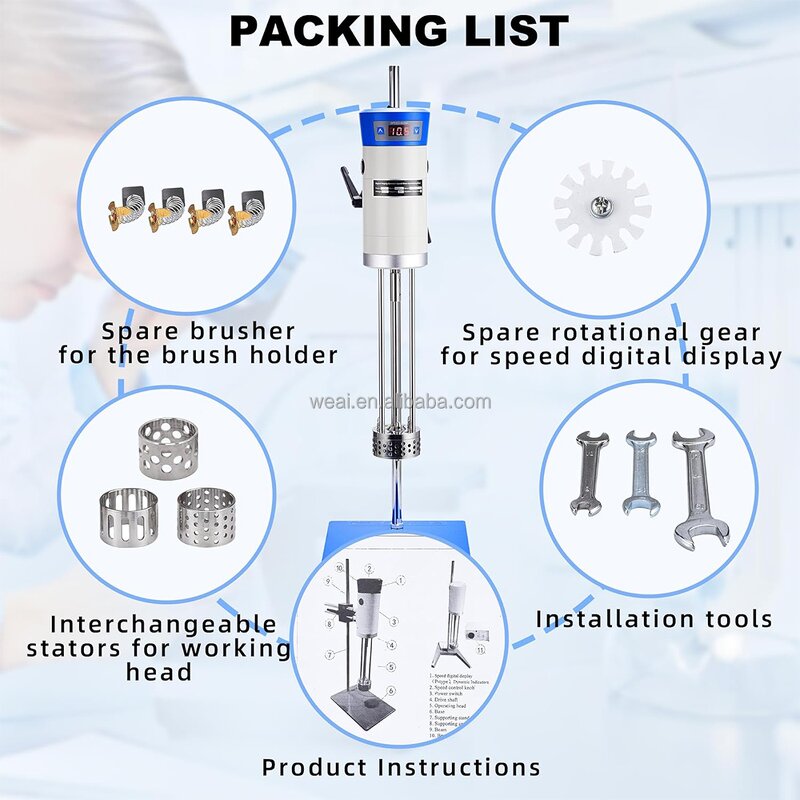 Homogenizer Manufacturer - High Shear Mixer 40L Laboratory Cosmetics