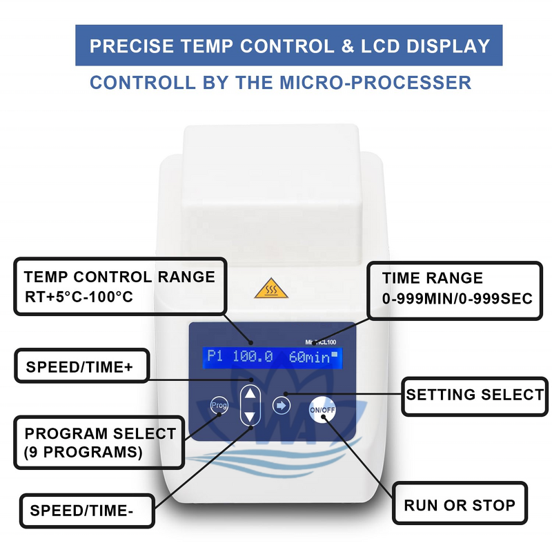 Dry Bath Incubator Manufacturer - MiniHCL100 LCD Heating Cooling PPP