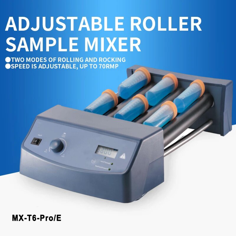 Blood Mixer Manufacturer - MX-T6-S Tube Roller 6 Rollers 280mm Length